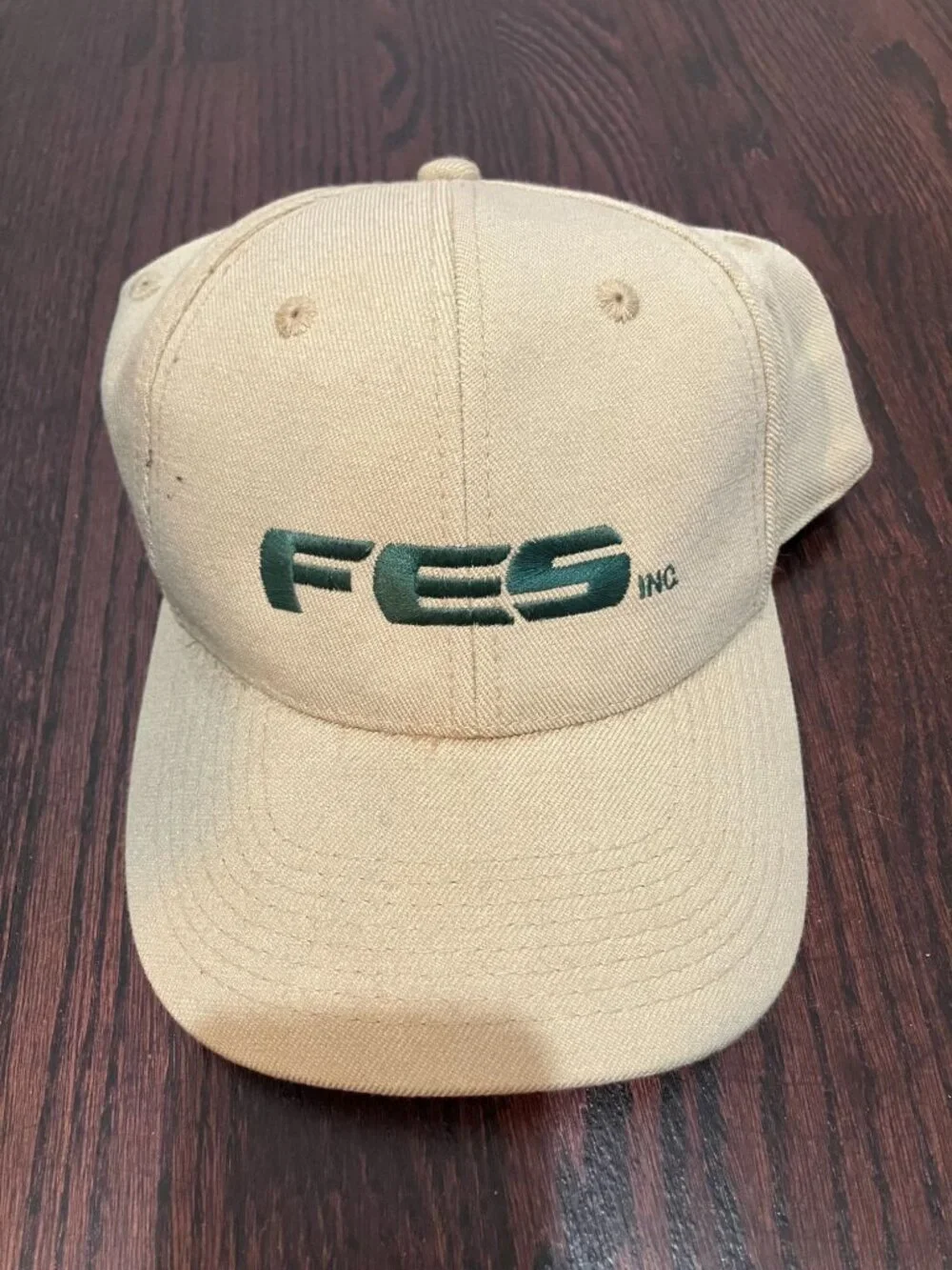 Forkert Engineering and Surveying Fitted Baseball Cap, Cream, Size S/M